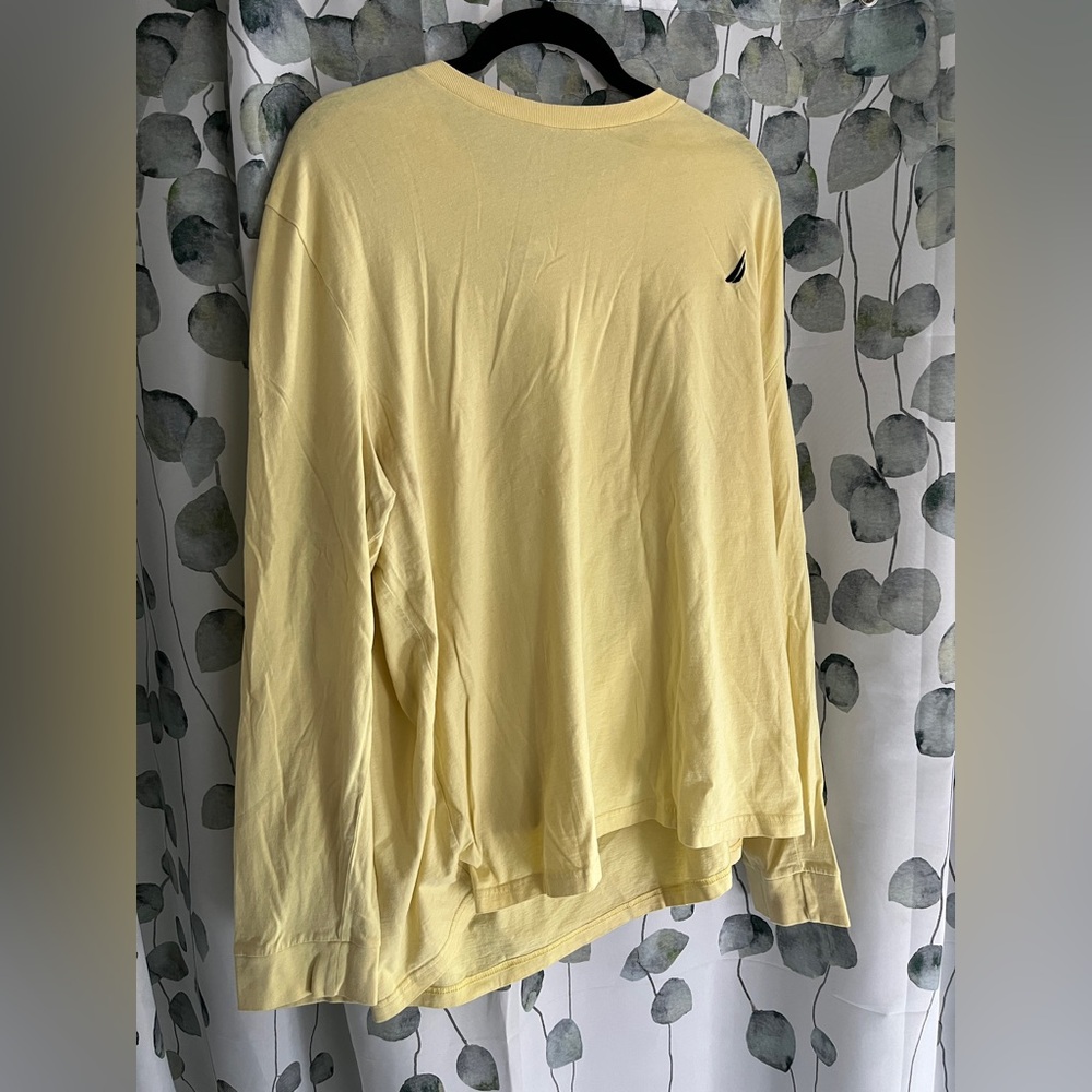 Men’s Nautica Yellow Long Sleeve Shirt - XXL - Great Conditon